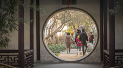 蘇州　世界遺産の庭園　留園を散歩する。