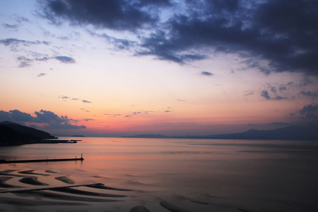 御輿来海岸より