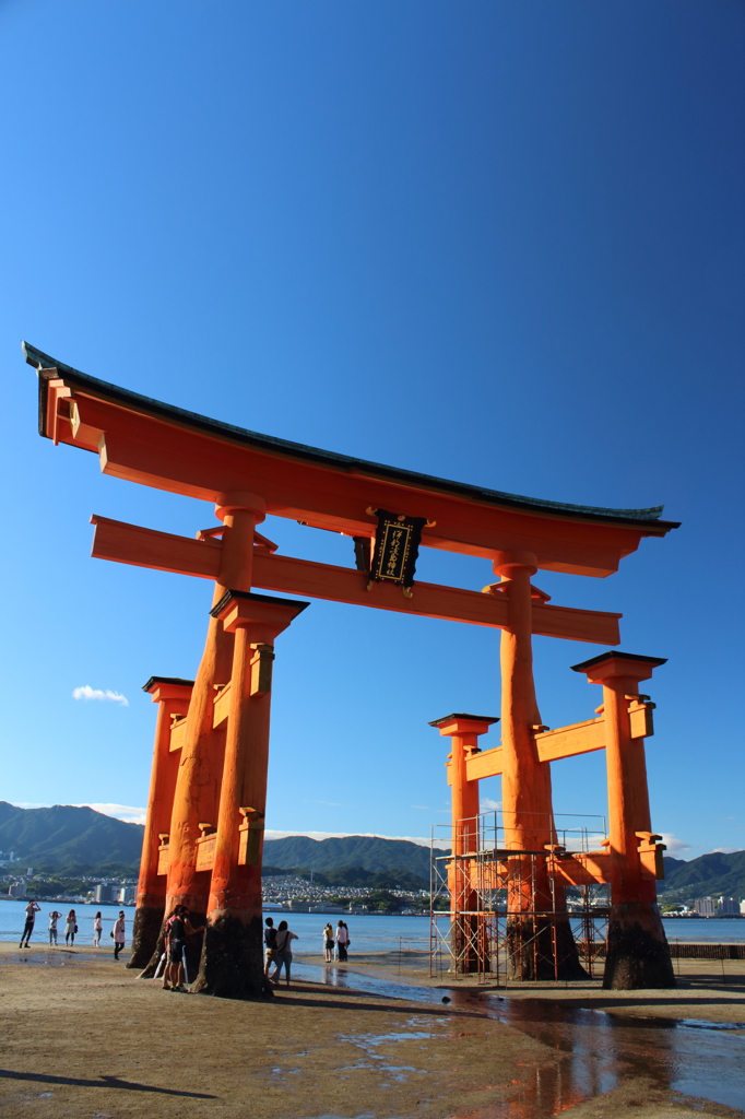 厳島神社の大鳥居