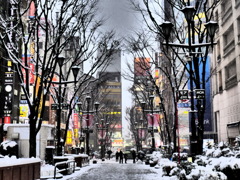 Snowing Tokyo