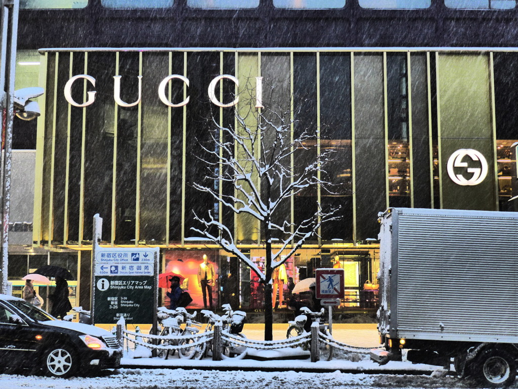 Snowing Tokyo