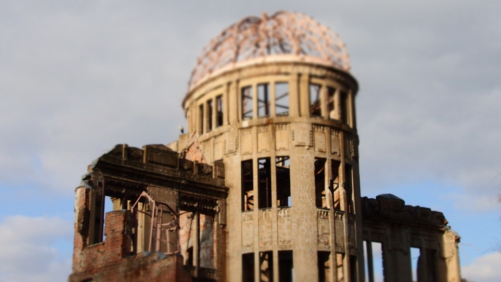 2012年年末の原爆ドーム