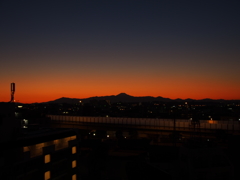 2017元旦夕刻の富士山