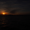 2017/02/25 船から見た夕陽