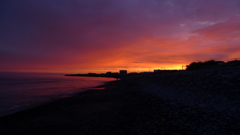 日本海の日の出