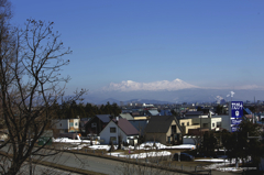 旭川から見た大雪山