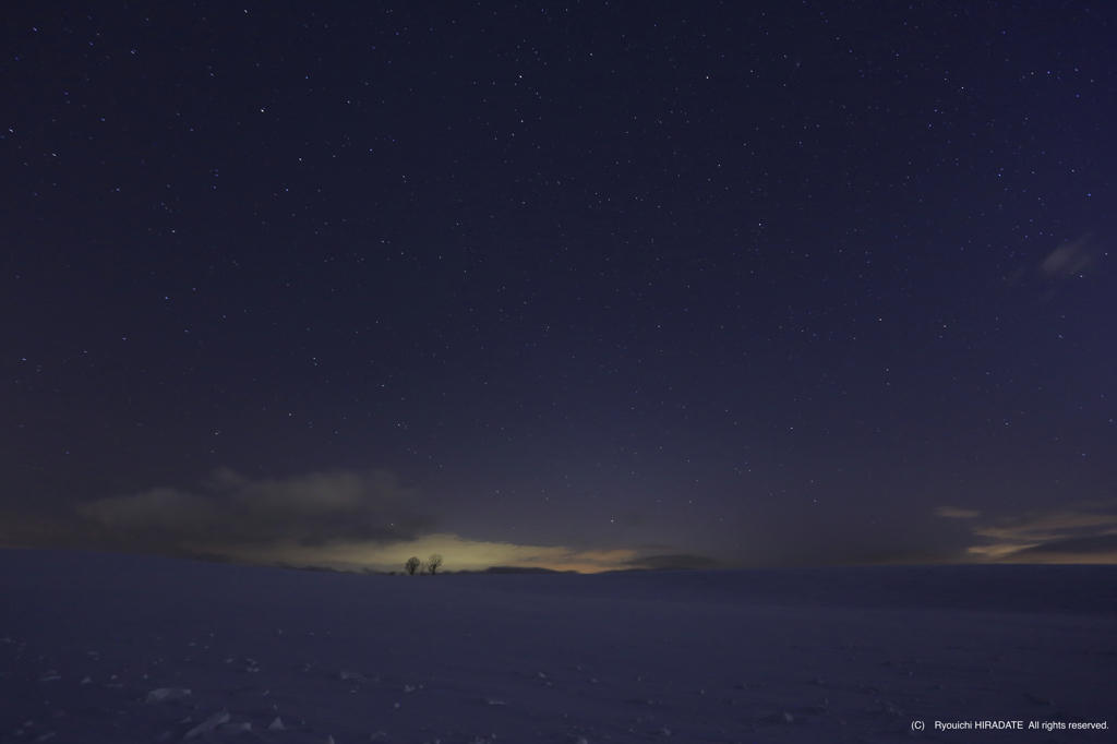 親子の木星景