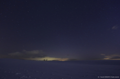 親子の木星景