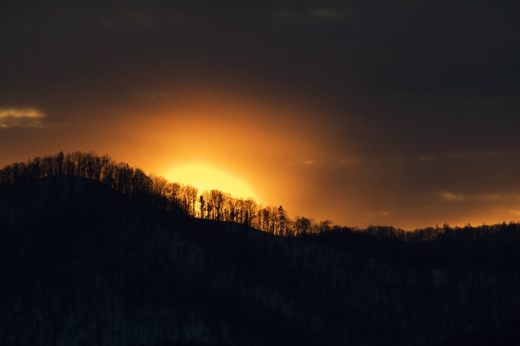 夕暮れ