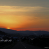 今日の夕日