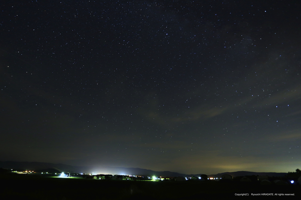 町を照らす明かり