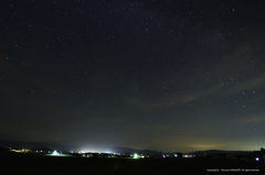 町を照らす明かり