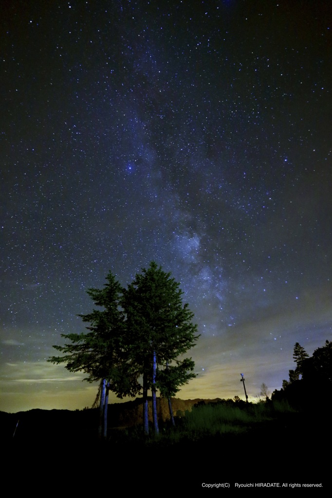 星たちに見守られて