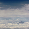 雲上からの富士山