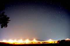 からさで大橋と星景