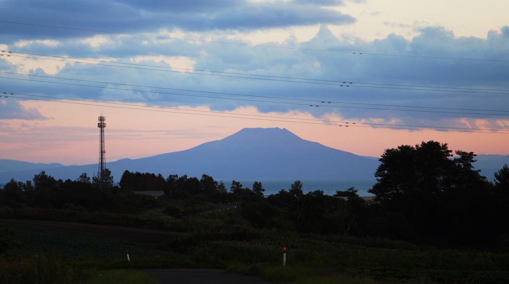 初秋伊達夕景