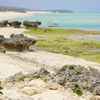 与論島　シーマンズビーチから