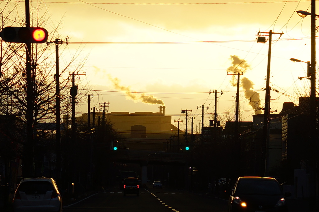 夕景・室蘭