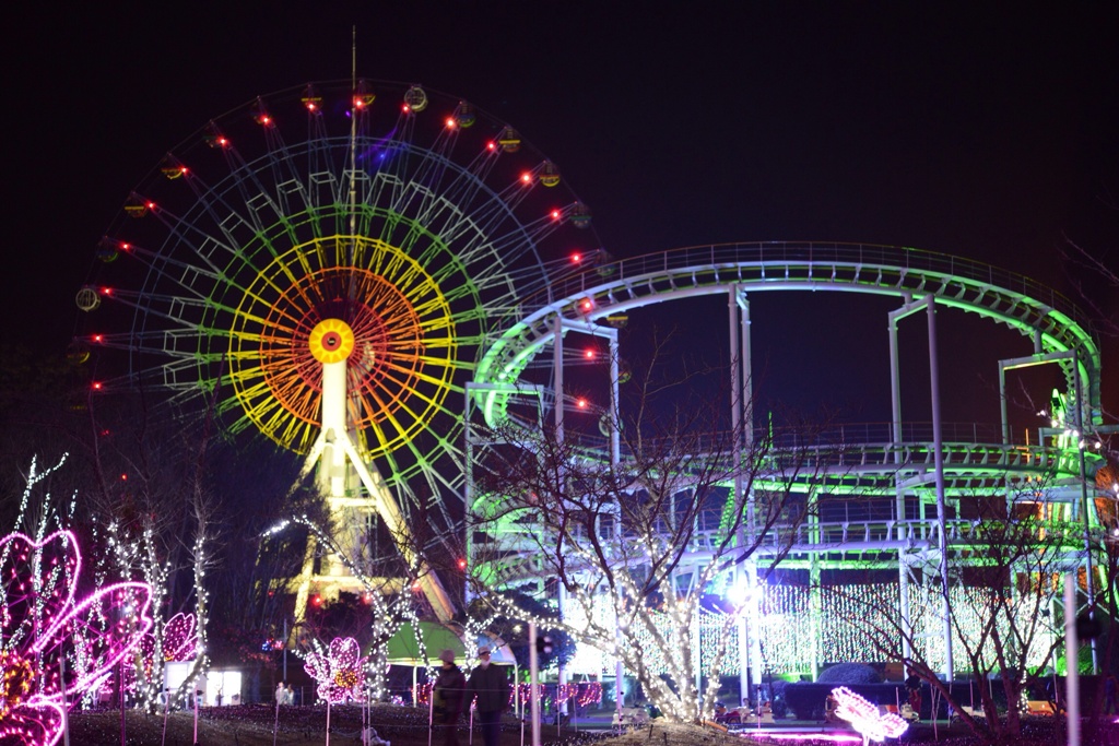 夜、遊び場