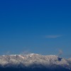 雪化粧の蓬莱山