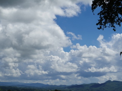 晩夏の空