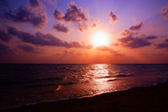 久米島の夕暮れ