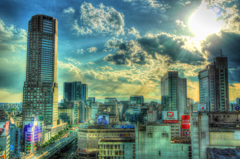 渋谷の空