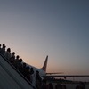 夜のフライト