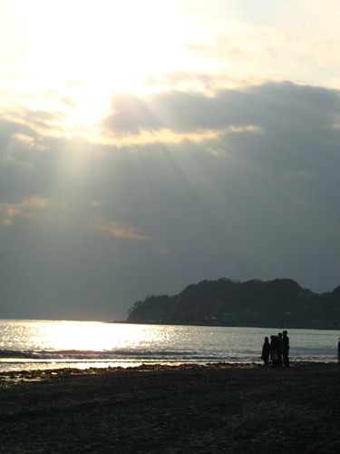 鎌倉の海辺