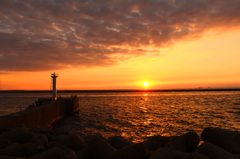 夕陽