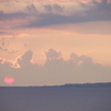 真っ赤な夕日