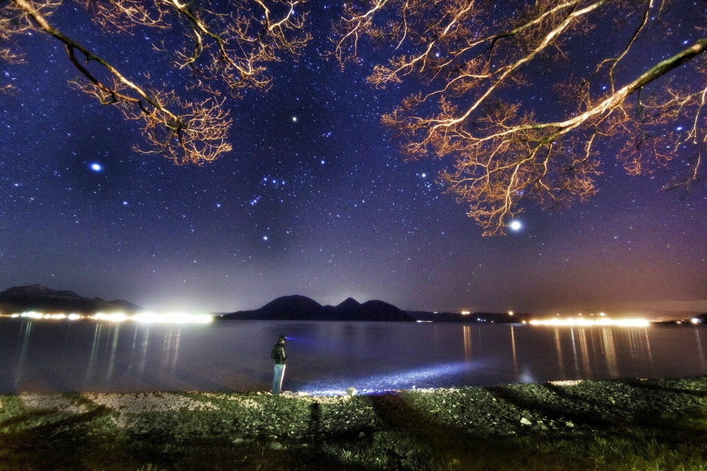 洞爺湖とオリオン座とｵﾚ
