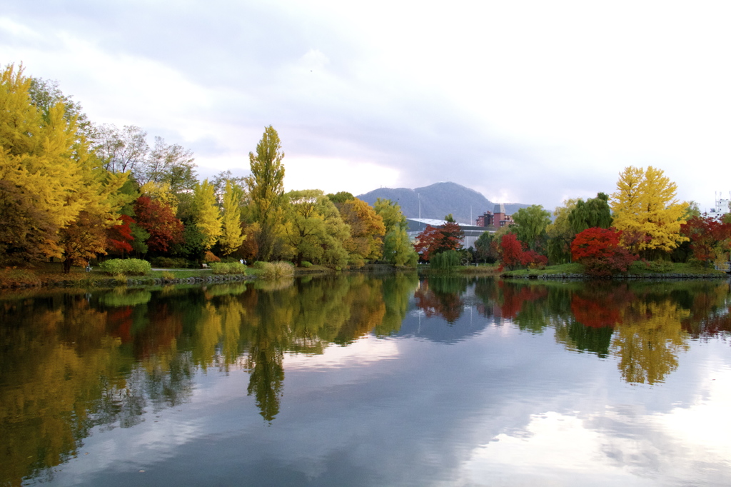池の鏡