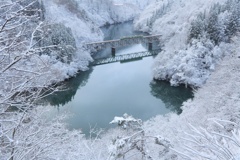 山河雪化粧