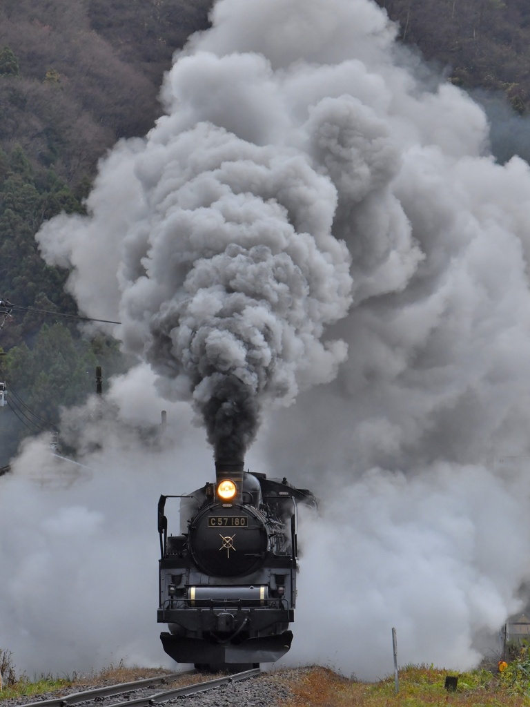 五十島に、煙花咲く