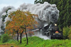 秋の深まりは、爆煙を呼ぶ