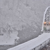 只見線、雪の第四橋梁、吹雪編。