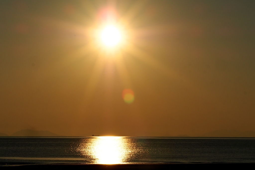 どうしようもなく眩しい夕日