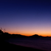 荘内半島の夕焼け