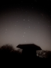 霧の中の　七つ星