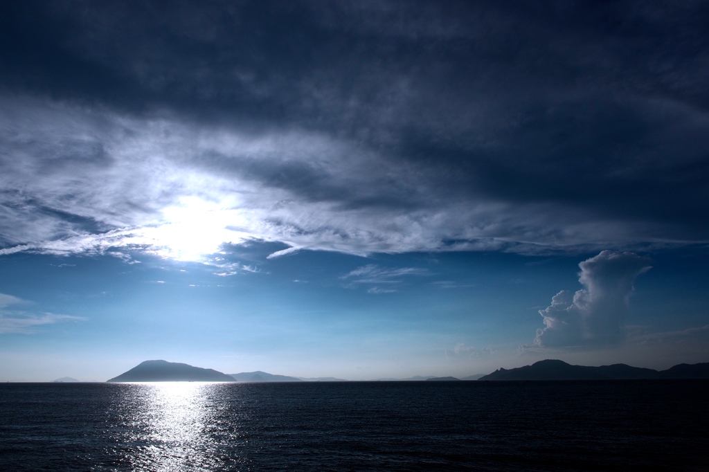 太陽と入道雲