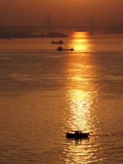 瀬戸内の夕日