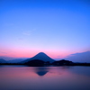 さぬき富士の朝焼け