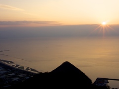 燧灘の夕日