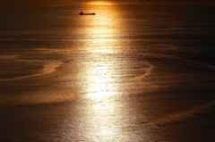 燧灘　夕景