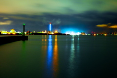 海に写して