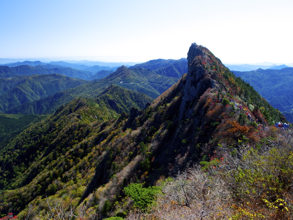 天狗岳を望んで