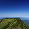 石鎚山から