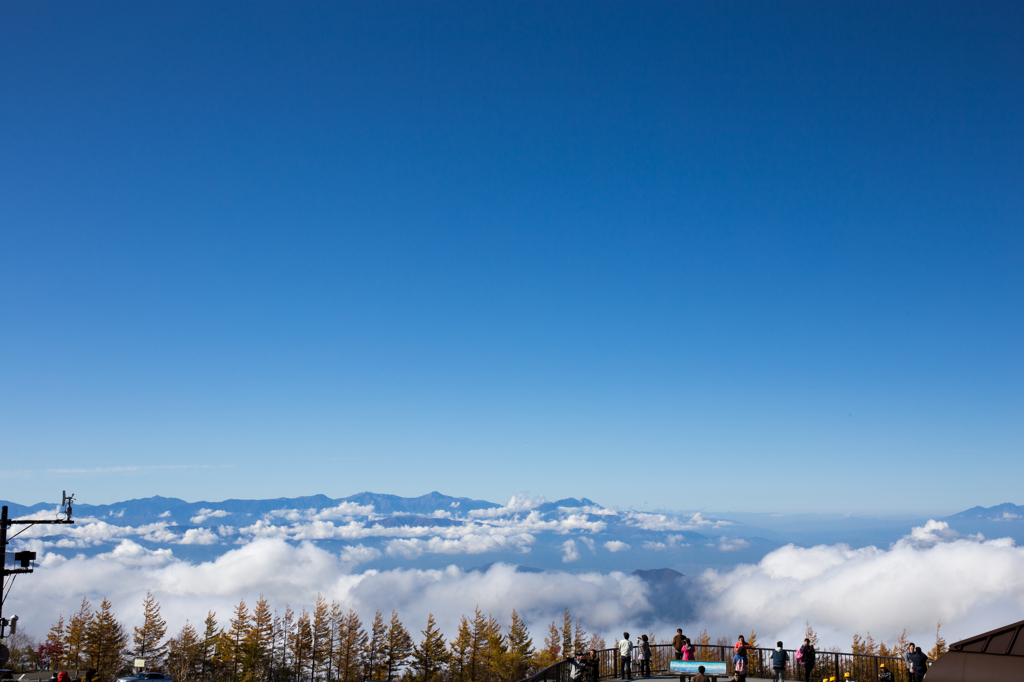 富士山五合目からの雲海