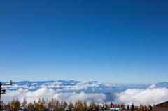 富士山五合目からの雲海